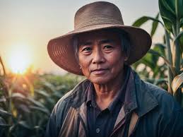 Asia Farmer Stock Photos and Images