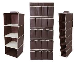 And even when they are a decent size, they can be hard to organize. Buy Hanging Closet Organizer Set Includes Hanging 4 Shelf 6 Shelf And 20 Pocket Shoe Storage Set Space Saving Design For Bedroom Closet Organization Store Clothes Shoes 3 Piece Set