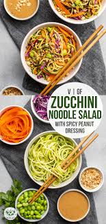Maybe you would like to learn more about one of these? Zucchini Noodle Salad With Peanut Sauce From My Bowl