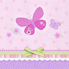 Cha De Bebe Google Da Ara Butterfly Baby Shower Baby Shower Napkins Baby Shower Party Supplies