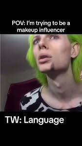 Stephanie with Green Hair