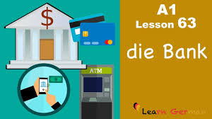 A1 Lesson 63 Die Bank The Bank Learn German For Beginners Youtube