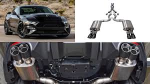 2018-2022 Mustang Gt Bullitt Rh Passenger Side Active Exhaust Muffler Quad  Tip | Ebay