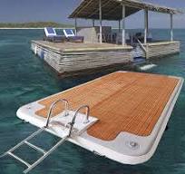 Amazon.com: SDdPulse Inflatable Pontoon Dock, Portable ...