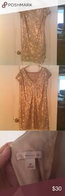 Dress Barn Gold Dress Beautiful Sequin Gold Dress Perfect For A Special Occasion Hits Right Above The Knee Only Worn Dress Barn Dresses Dresses Gold Dress