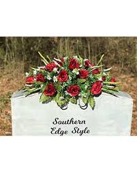 Buy the best and latest artificial cemetery flowers on banggood.com offer the quality artificial cemetery flowers on sale with worldwide free shipping. Amazing Savings On Cemetery Saddle Headstone Flowers Crimson Red Roses Premium Cemetery Flowers