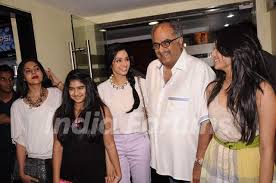 The following are some of the most popular actresses of their decades Bollywood Actress Sridevi And Her Family At First Look Launch Of Film English Vinglish At Pvr In Mumbai Media