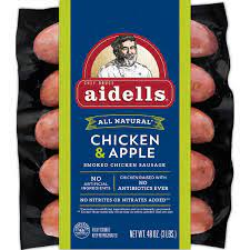 To prep a large batch of breakfast sausage links or patties ahead of a busy service, use a conventional oven. Aidells Smoked Chicken Sausage Chicken Apple 3 Lbs Costco