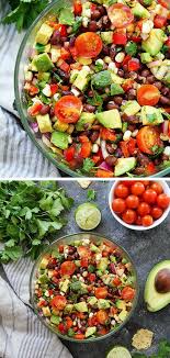 Black Bean Corn Tomato Salad Cilantro Black Bean Salad Recipe In 2020 Bean Salad Recipes Bean Salad Winter Salad Recipes