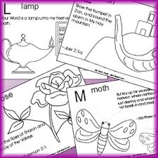 Over 600 pages of downloadable resources for teaching children the alphabet one week at a time. Bible Printable Coloring Pages