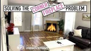 A fireplace adds a wonderful ambience to your living room, and can provide the room with a dramatic focal point. Corner Fireplace Living Room Redesign Design Time Youtube