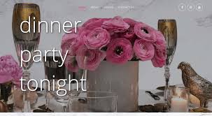 At the new dinner party,. Custom Cooking Video Website Built In Wordpress For Dinner Party Tonight