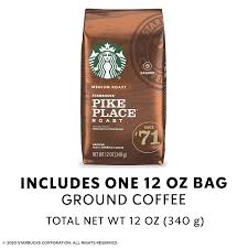 Every starbucks® is someone's favorite. Amazon Com Starbucks Medium Roast Ground Coffee Pike Place Roast 100 Arabica 1 Bag 12 Oz Grocery Gourmet Food