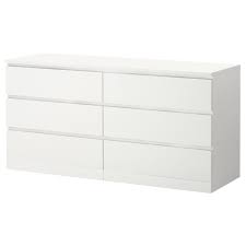Once dry, attach the hardware and pair with a painted plywood plank for an oversize desk that would make even don draper proud. Malm White Chest Of 6 Drawers 160x78 Cm Ikea