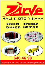 vezirkopru zirve hali yikama 0362 646 46 90