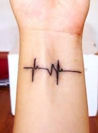 Heart Rate Line Tattoo Heartbeat Line Tattoo Designs Tattoo Ideas Heartbeat Tattoo On Wrist Line Tattoos Tattoo Designs
