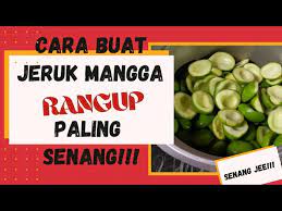 Bagi anda yang terasa nak makan, boleh hasilkan sendiri dan cuba resipi perkongsian saudari nor shakinah md. Cara Buat Jeruk Mangga Rangup Paling Senang Senang Je Youtube