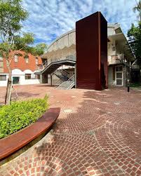 幸福廣場 新竹之森 新竹美術館 文化綠廊 環境景觀改造 紅磚 銹鐵 觀景台 通風口 新竹 台灣 taiwan instagram poca instagr