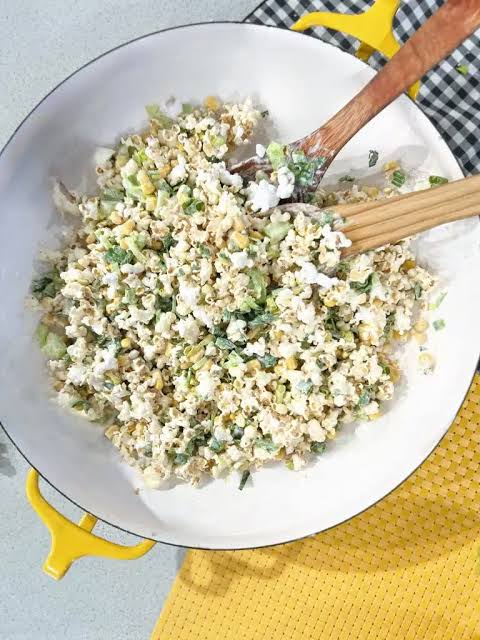 Elote Popped Corn Salad