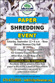 We did not find results for: Keep Newnan Beautiful Hosts Paper Shredding Event Saturday Winters Media
