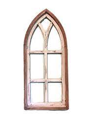 Amazon Com Farmhouse Wood Wall Window Arch Window Frame Farmhouse Cottage Decor Cathedral Window Frame Cottage Decor Farmhouse Frames On Wall Cottage Decor