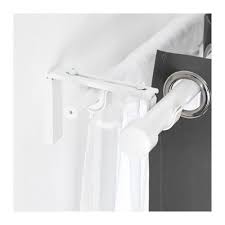 Betydlig Curtain Rod Holder White Ikea Ikea Curtain Rods Double Rod Curtains Curtain Rod Holders