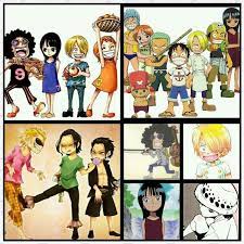 One Piece Characters When Younger Anime Kiss Anime Character