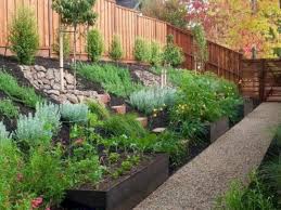 Top 15 Slope Backyard Design Ideas For Your Landscape Freshouz Com Sloped Backyard Landscaping Sloped Backyard Sloped Garden