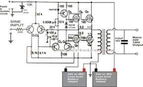 1kva 1000 Watts Pure Sine Wave Inverter Circuit Electronic Circuit Projects Circuit Projects Circuit Diagram