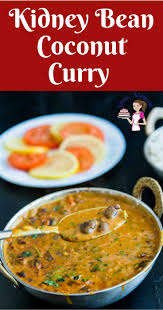 This Kidney Bean Coconut Curry Is Healthy Nutritious Comfort Food In A Bowl Spiced With Delicate Beans Recipe Healthy Coconut Curry Recipes With Kidney Beans