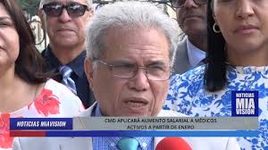 NOTA DE PRENSA. CMD Y SNS INFORMAN MÉDICOS RECIBIRÁN AUMENTO SALARIAL ESTE  MES. En el marco de un encuentro celebrado en el dia de ayer entre el  Colegio Médico Dominicano (CMD) y
