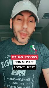Italian Language Learning: 'I Don't Like It' in Italian with Luca De Massis