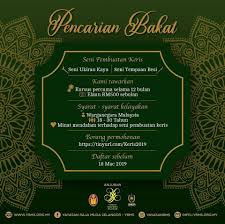 Check spelling or type a new query. Yrms Ajak Belia Sertai Seni Kemahiran Pembuatan Keris Tradisional Selangorkini