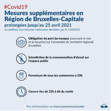 Une nouvelle circulaire vient d'être publiée suite au comité de concertation du 27 mai 2020. Nouvelles Mesures Apres Le Comite De Concertation Du 24 Mars 2021 Confirmees Par L Arrete Ministeriel Du 26 Mars 2021 Coronavirus Brussels