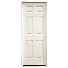 Metrie Pre Hung 6 Panel Door Right Hand Swing 24 In X 78 In X 1 3 8 In D6ptpr4w1a7824 Rona