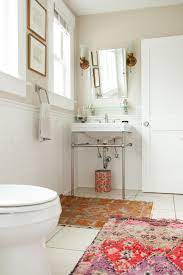 See more ideas about large bathroom rugs, bathroom rugs, large bathrooms. Look We Love Using Real Rugs In The Bathroom Apartment Therapy