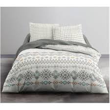 Parure Housse De Couette Coton 57 Fils Ella Pas Cher A Prix Auchan Parure De Couette Parure Housse De Couette Couette