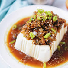 Silken Tofu With Onion And Garlic Vegan Recipe Christie At Home Recipe In 2021 Recipes Spring Onion Recipes Tofu Ingredients