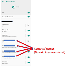 Just click on these notifications in the balloon. How Do I Delete A Custom Notification For A Particular Contact In Gv For Android Google Voice Community