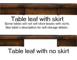 From the countless types and styles and designs of dining tables available in the market, one can easily get intimidated and falter when making a choice. What Are Dining Table Leaf Skirts Amish Furniture Factory