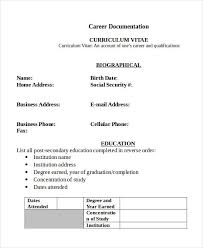 Holding and submitting a top notch curriculum vitae along with the application form will prove your professionalism additionally, there are chances that you can get a job for a better position than you were expecting at first. 35 Sample Cv Templates Pdf Doc Free Premium Templates