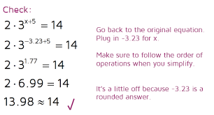 When you have a fractional exponent, the numerator is the power and the denominator is the root. Solving Exponential Equations Kate S Math Lessons
