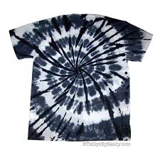 Black And White Tie Dye T Shirt Awesome Black White Tie Dye Shirt Www Tiedyebysandy Com Tie Dye Spiral Tie Dye Tie Dye Outfits