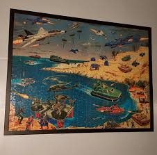 Joe themed jigsaw puzzles and a new g.i. Eric Goldman S 4 Gi Joe Puzzles Glued Together Into One Big Puzzle R Jigsawpuzzles