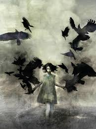 Black Birds In Painting Black Birds Dark Fantasy Art Fantasy Art Art