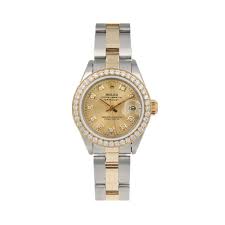 Rolex offers a wide assortment of oyster perpetual and cellini watches to suit any wrist. Rolex Lady Datejust Diamond Watch 6917 26mm Champagne Diamond Dial W Omi Jewelry