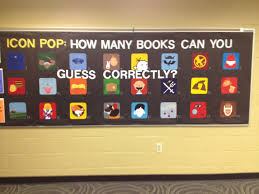 Icon Book Quiz Students Participated In A Contest To Identify The Most Icons Of Popular Children S Books A Wi Popular Childrens Books Book Display Book Icons