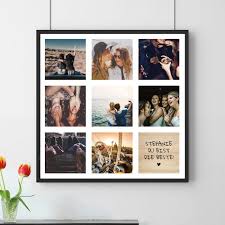 Personalisierbares Foto Poster Mit 8 Bildern Und Text Foto Collage Geschenk Foto Poster Collage Foto