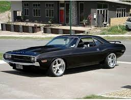 1970 Dodge Challenger All Black 70 Dodge Challenger R T Dodge Charger Muscle Cars Mopar