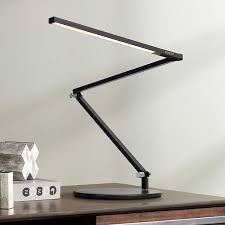 Modern desk lamps are designed to keep the contemporary workspace bright and comfortable. Gen 3 Black Slim Z Bar Daylight Led Touch Dimmer Desk Lamp V6902 Lamps Plus